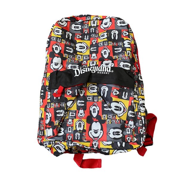 Disney Handbags - Disneyland Resort Unisex Mickey Mouse All Over Print Colorful Backpack School